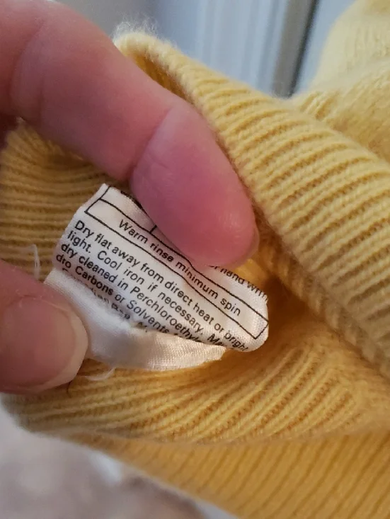 Light Yellow Turtleneck Sweater - Women's Cozy Knit - Picture 7 of 13